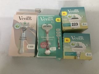 4 X GILLETTE VENUS PRODUCTS INC, GILLETTE VENUS DELUXE SMOOTH SENSITIVE RAZOR (18+ ID REQUIRED)