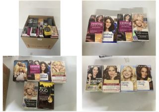 BOX OF HAIR DYES INC. L'ORÉAL PARIS CASTING CREME GLOSS NO AMMONIA CONDITIONING COLOUR BLACK CHERRY HAIR DYE