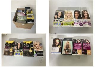 BOX OF HAIR DYES INC. L'ORÉAL PARIS PREDERENCE LUMINOUS ADE-DEFYING COOL BLONDES HAIR DYE