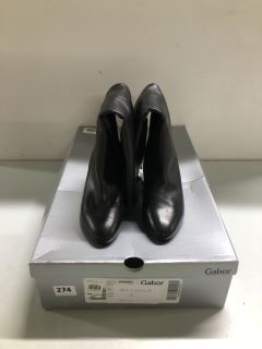 GABOR BALLERINA BLACK BOOTS SIZE 3