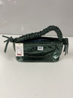 HVISK ARCADIA METALLIC STRUCTURE SHEENY GREEN BAG - RRP.£99 (682220)