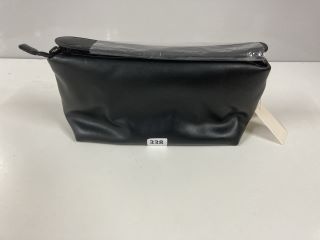 HVISK CASE SOFT PAVED BLACK LEATHER BAG - RRP.£89 (682220)