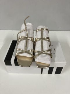 JOHN LEWIS NORWAY GOLD SHOES - SIZE : 6 (674831)