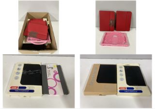 BOX OF VARIOUS TABLET CASES