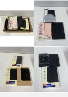 BOX OF VARIOUS TABLET CASES