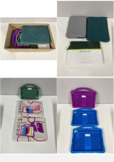 BOX OF VARIOUS TABLET CASES