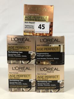 5 X L'ORÉAL PARIS BEAUTY PRODUCTS INC. L'ORÉAL PARIS AGE PERFECT CELL RENEW REVITALISING CARE