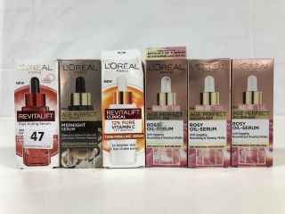 6 X L'ORÉAL PARIS BEAUTY PRODUCTS INC. L'ORÉAL PARIS AGE PERFECT GOLDEN AGE ROSY OIL-SERUM