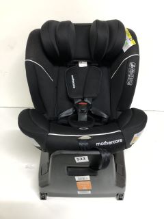 MOTHERCARE R129 ROWLEY BLACK MESH BABY CAR SEAT (MAX WEIGHT 18KG)