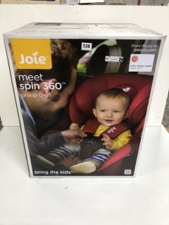 JOIE MEET SPIN 360 GROUP 0+/1 CHILD CAR SEAT - EMBER - RRP.£230