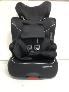 MOTHERCARE R129 ROWLEY BLACK MESH BABY CAR SEAT (MAX WEIGHT 18KG)