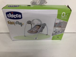 CHICCO RELAX AND PLAY BABY SWING (0 MONTHS + MAX WEIGHT 9KG) - RRP.£109