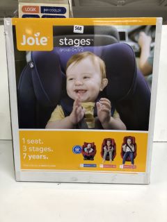 JOIE STAGES GROUP (0+/1/2) CHILD CAR SEAT - COAL - RRP.£160