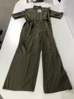 JOHN LEWIS AND/OR BETHANY UTILITY JUMPSUIT - KHAKI GREEN - SIZE: 18 - RRP.£85 (682731)