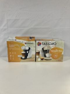 2 X BOSCH TASSIMO THE COMPACT ONE COFFEE MACHINE