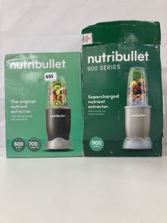 2 X NUTRIBULLET BLENDERS INC. 900 SERIES BLENDER