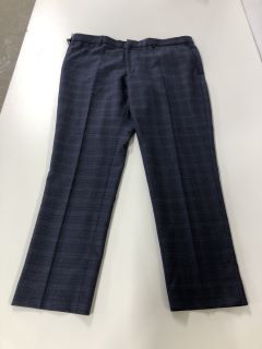 TED BAKER LONDON COVE AIRFORCE CHECK SUIT TROUSERS - SIZE: 40R - RRP.£140 (682147)