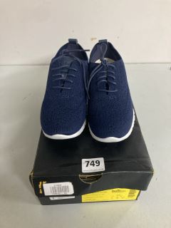 COLE HAAN ZERO GRAND ST OX MARINE BLUE TRAINERS - SIZE 5 (6821653)