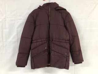 NOBODY'S CHILD RHEA PUFFER COAT - PURPLE - SIZE: S - RRP.£125