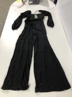 NOBODY'S CHILD LETTIE JUMPSUIT - BLACK - SIZE: 8 - RRP.£75