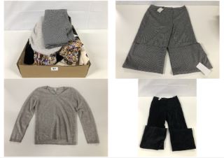 BOX OF CLOTHING INC. NOBODY'S CHILD RYAN CHECK BLACK & WHITE TROUSERS - SIZE:18 - RRP.£75