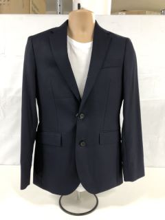 JOHN LEWIS S100 BIRDSEYE'S REGULAR FIT SUIT JACKET - NAVY - SIZE: 36R - RRP.£170 (SUIT JACKET ONLY) (682690)