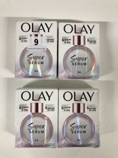 4 X OLAY SUPER SERUM POWER OF 5 SERUM BENEFITS IN ONE