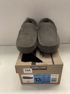 KIRLAND MENS SLIPPERS UK SIZE: 12