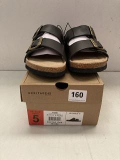 HERITAGE 63 WOMENS LEATHER SANDALS UK SIZE:5