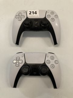 2 X SONY PLAYSTATION DUALSENSE WIRELESS CONTROLLER