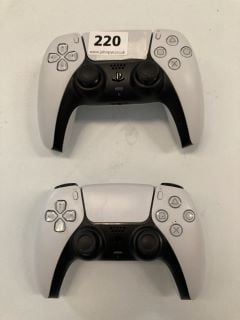 2 X SONY PLAYSTATION DUALSENSE WIRELESS CONTROLLER