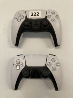 2 X SONY PLAYSTATION DUALSENSE WIRELESS CONTROLLER