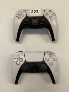 2 X SONY PLAYSTATION DUALSENSE WIRELESS CONTROLLER