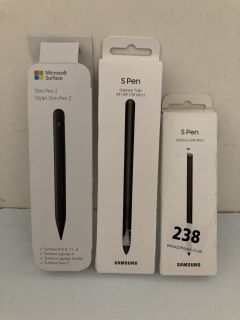 3 X SAMSUNG ITEMS INC S PEN