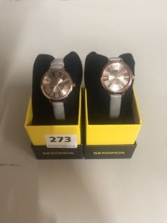 2 X SEKONDA WATCH MODEL NO: NK2356