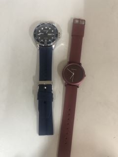 2 X SEKONDA WATCH MODEL NO: 40554 & 1702