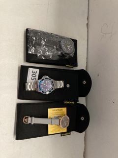 3 X SEKONDA WATCH MODEL NO: NK1561 & NK1557 & NK2454