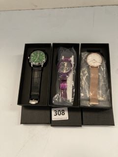 3 X WATCHES