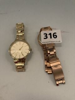 2 X WATCHES INC SEKONDA WATCH MODEL NO: NK4253