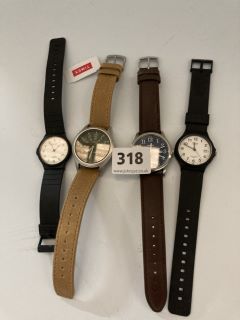 4 X WATCHES INC CASIO WATCH MODEL NO: MQ-24