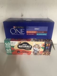 2 X PACKS OF ANIMAL FOOD INC PURINA ONE (BB:06/26)