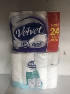 2 X PACKS OF TOILET TISSUE