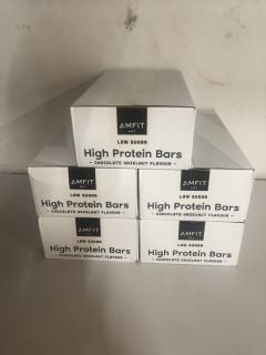 5 X AMFIT LOW SUGAR HIGH PROTEIN BARS (BB:19/09/2024)