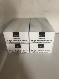 4 X AMFIT LOW SUGAR HIGH PROTEIN BARS (BB:19/09/2024)