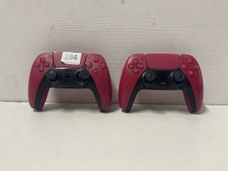 2 X SONY PLAYSTATION DUALSENSE WIRELESS CONTROLLER