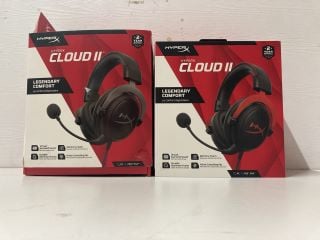 2 X HYPER X CLOUD II WIRED GAMING HEADSET