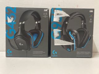 2 X LOGITECH HEADSETS INC G935 WIRELESS GAMING HEADSET