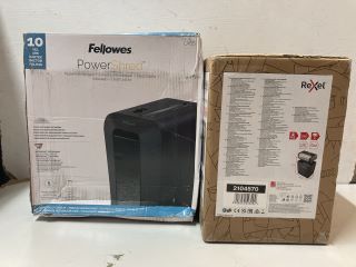 2 X SHREDDERS INC FELLOWES POWER SHREDDER