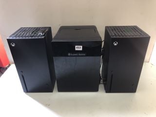 3 X DESK FRIDGES INC RUSSELL HOBBS MINI COOLER