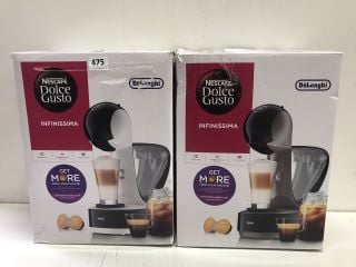 2 X NESCAFE DOLCE GUSTO INFINISSIMA